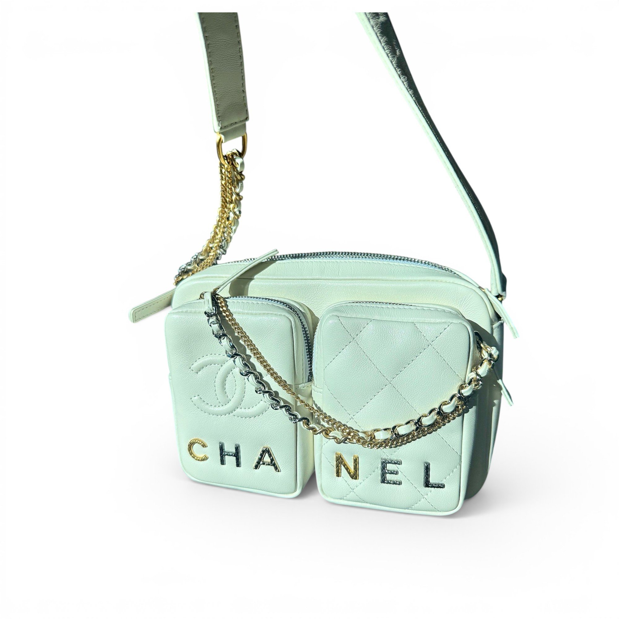 Leather crossbody bag