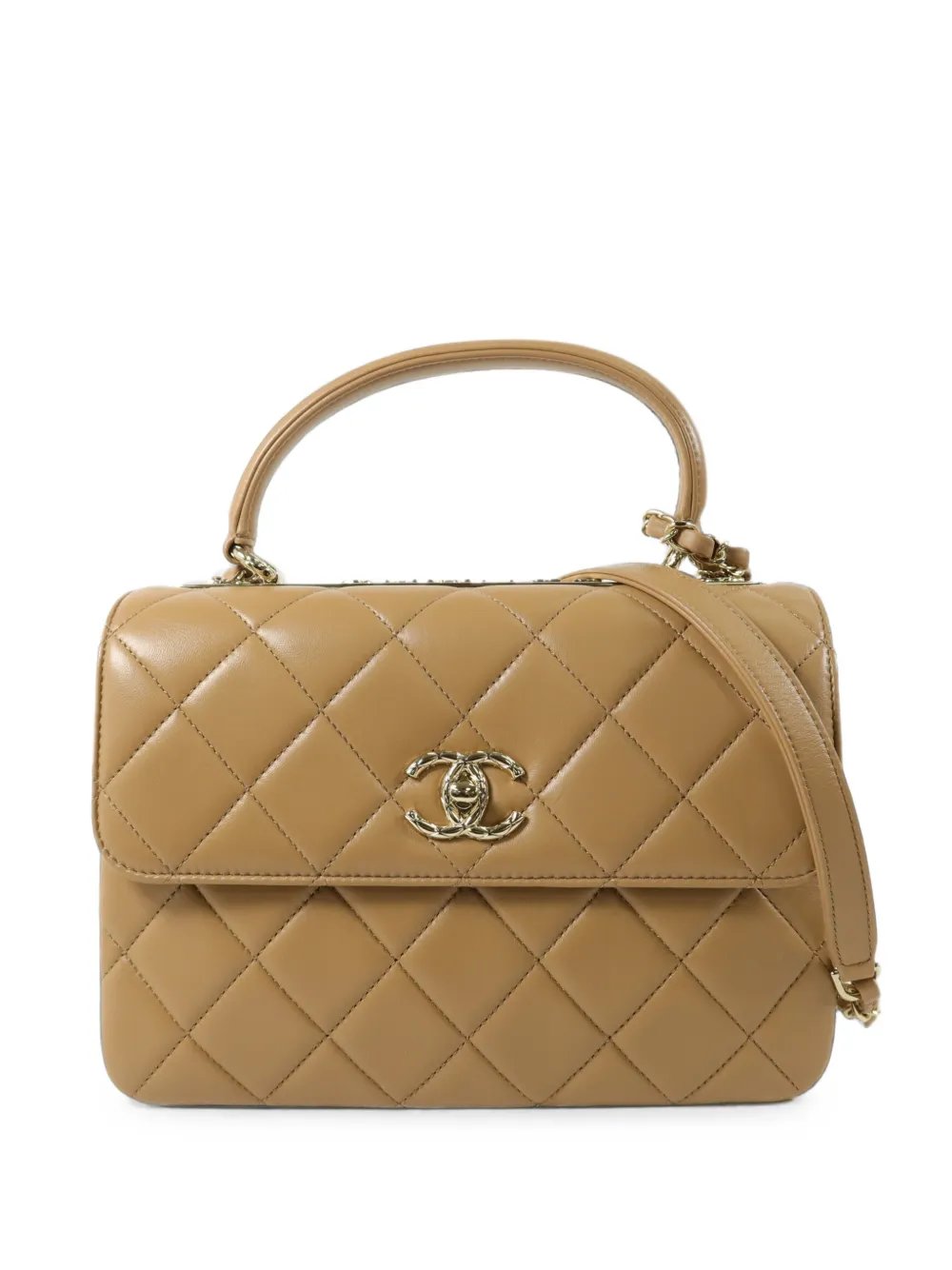 Trendy CC top handle tote bag