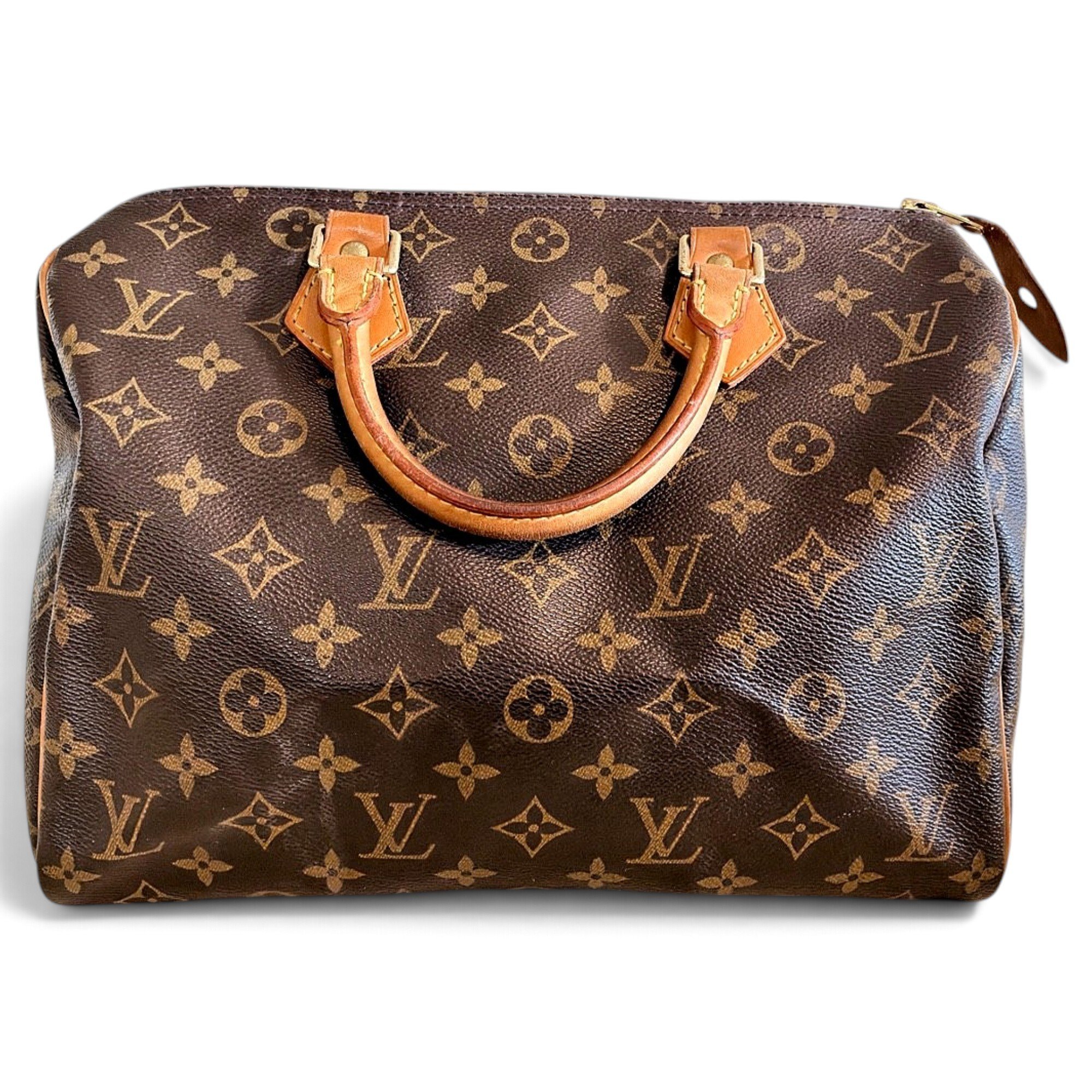 Speedy leather bag