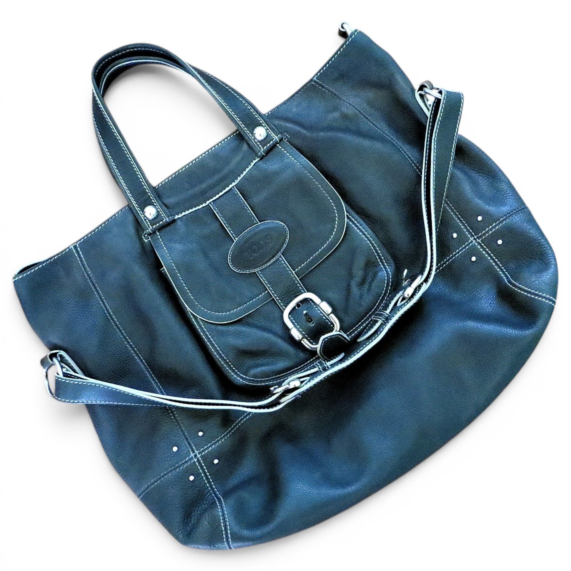 Leather handbag