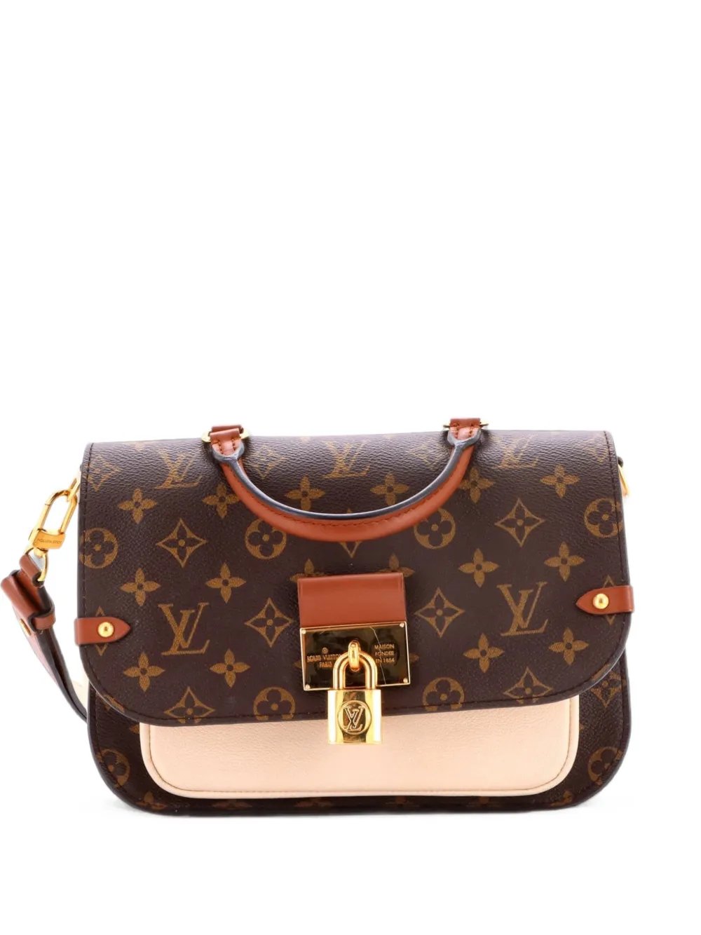 Vaugirard Handbag Monogram Canvas with Leather satchel