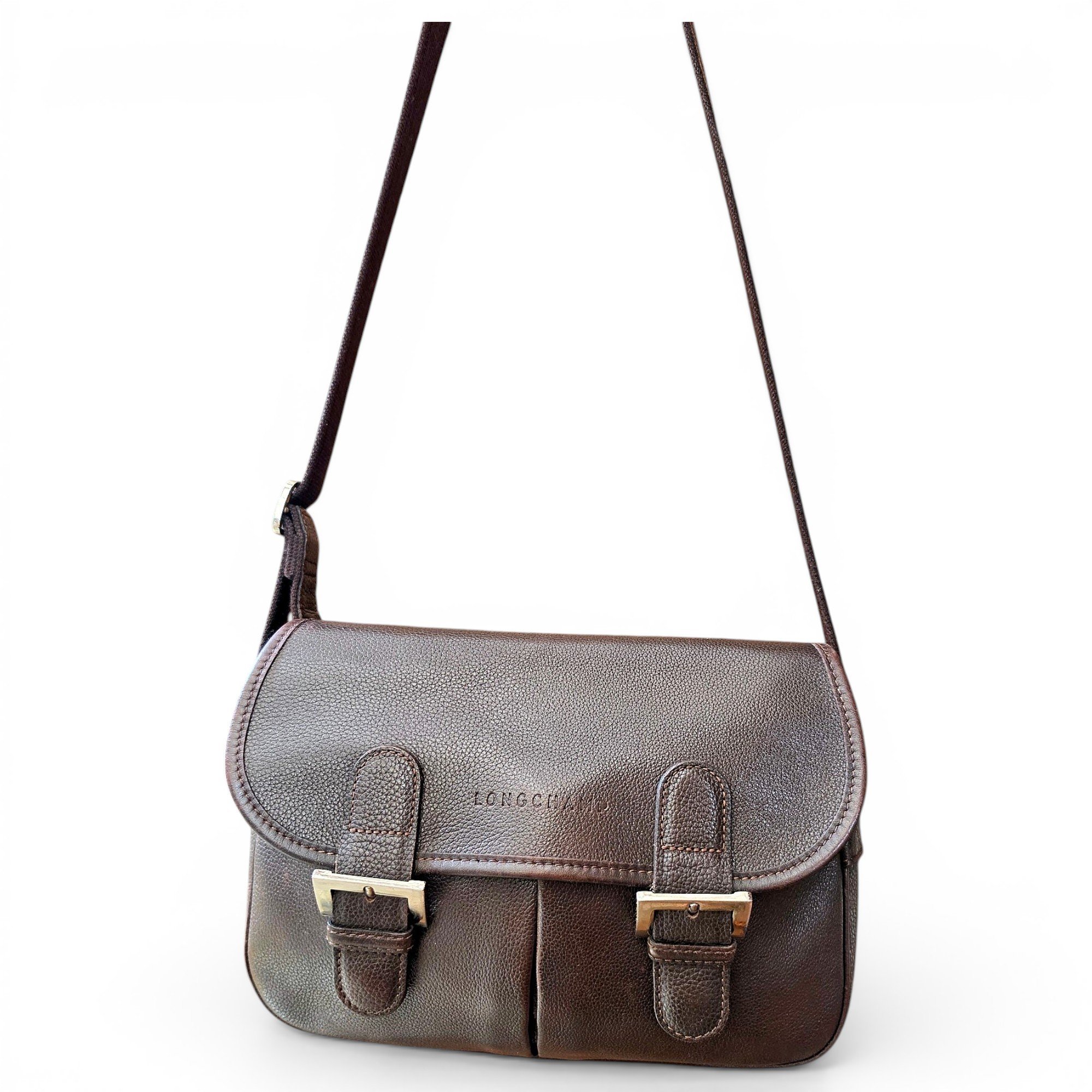 Leather crossbody bag
