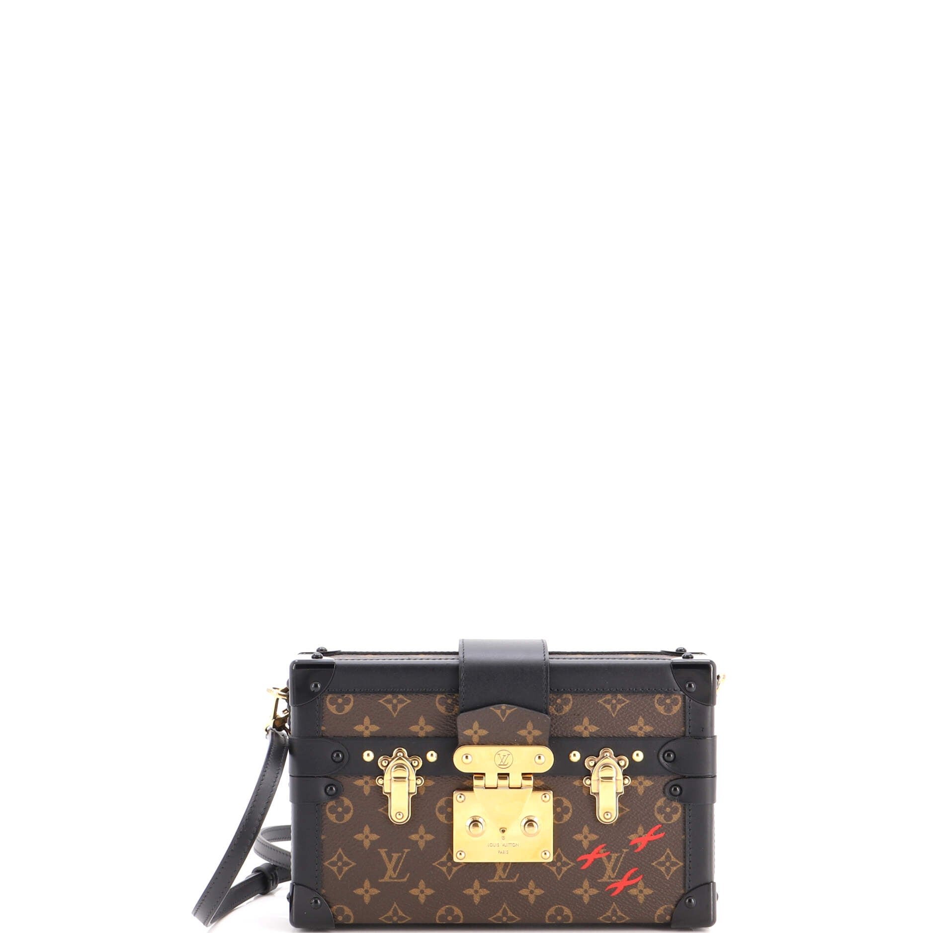 Petite Malle Handbag Monogram Canvas