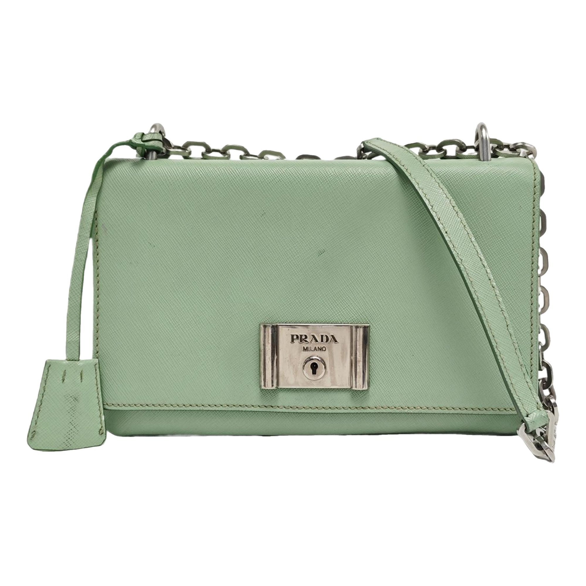 Diagramme leather crossbody bag