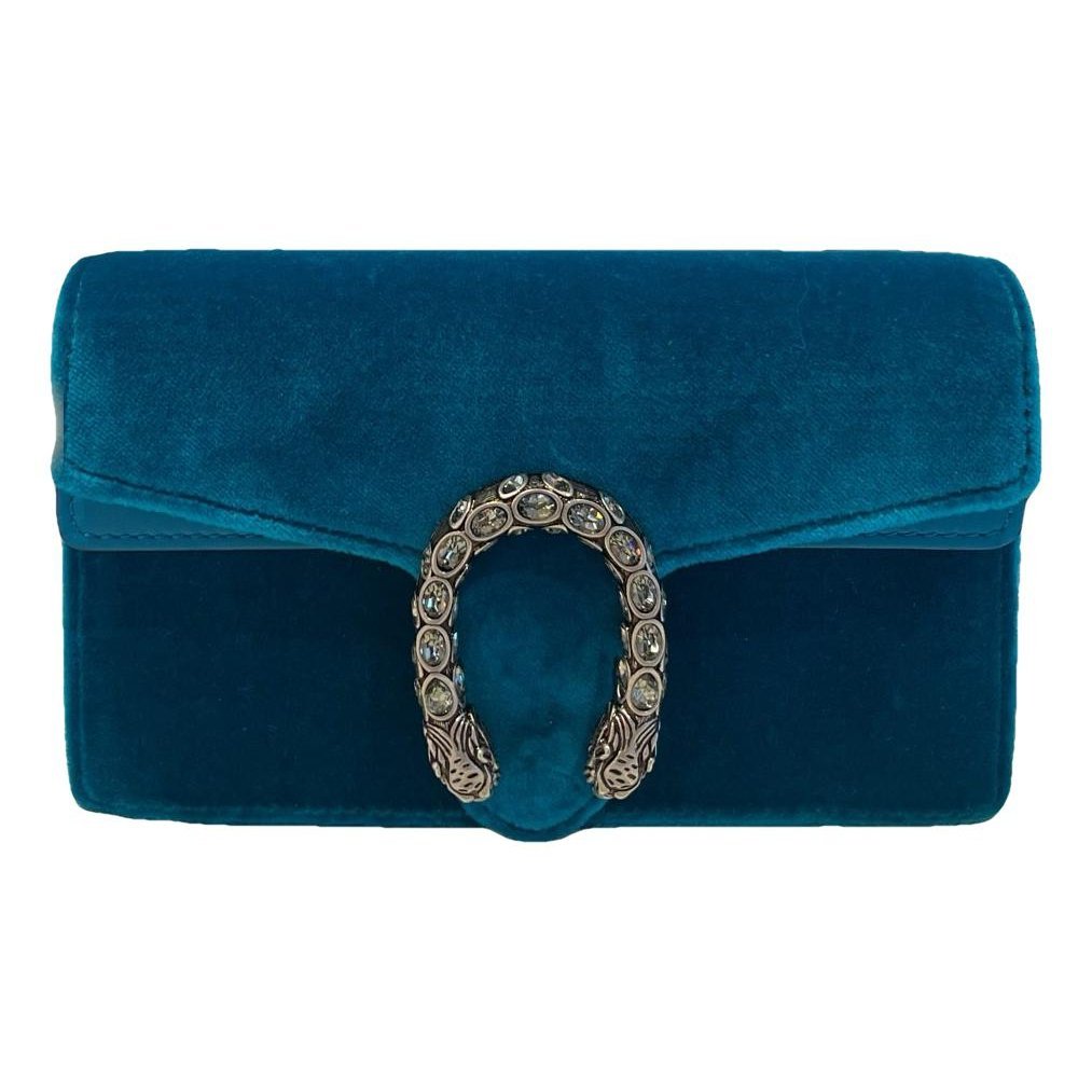 Dionysus Super Mini velvet crossbody bag