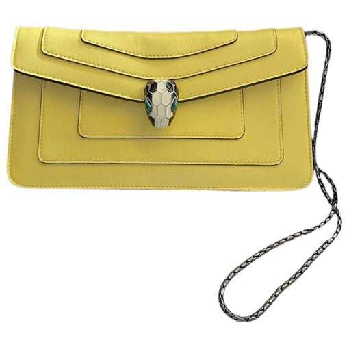 Bvlgari Serpenti leather handbag