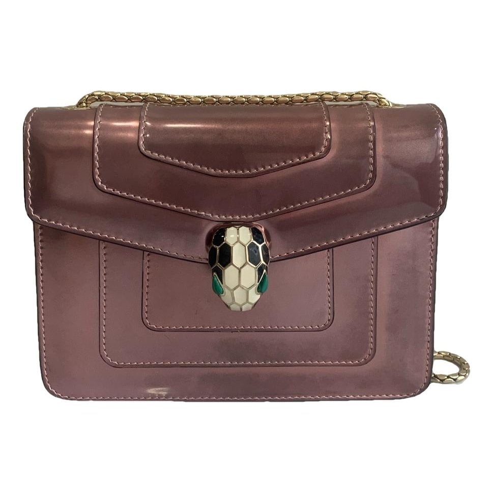 Serpenti leather handbag