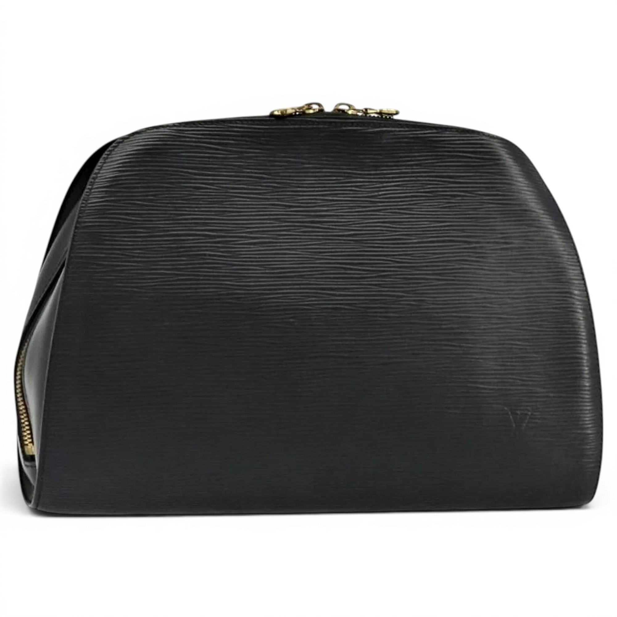 Leather clutch bag