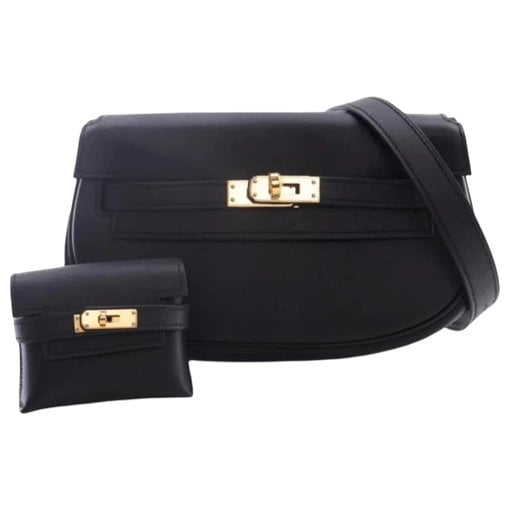 H leather crossbody bag
