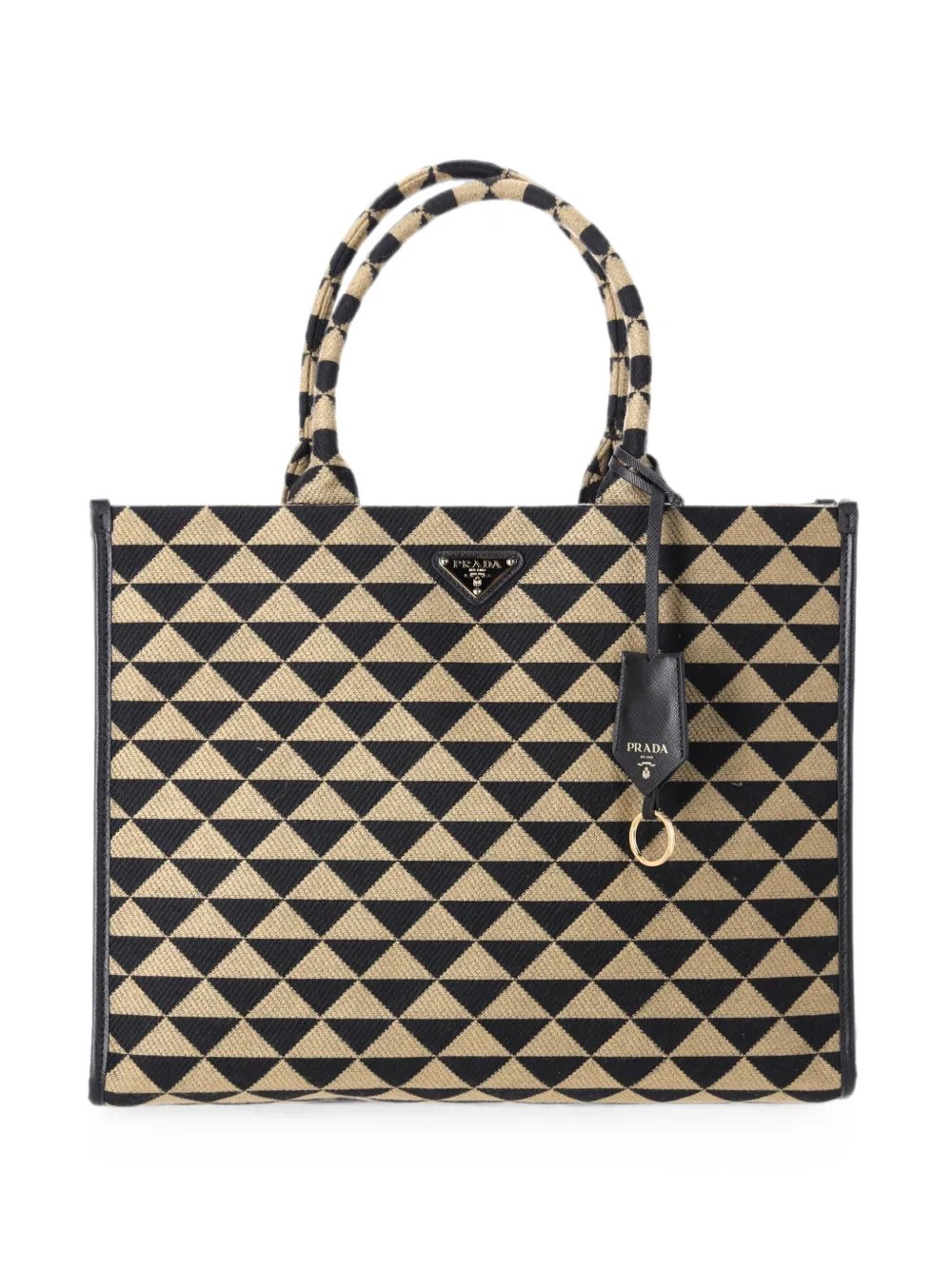 Symbole embroidered tote bag