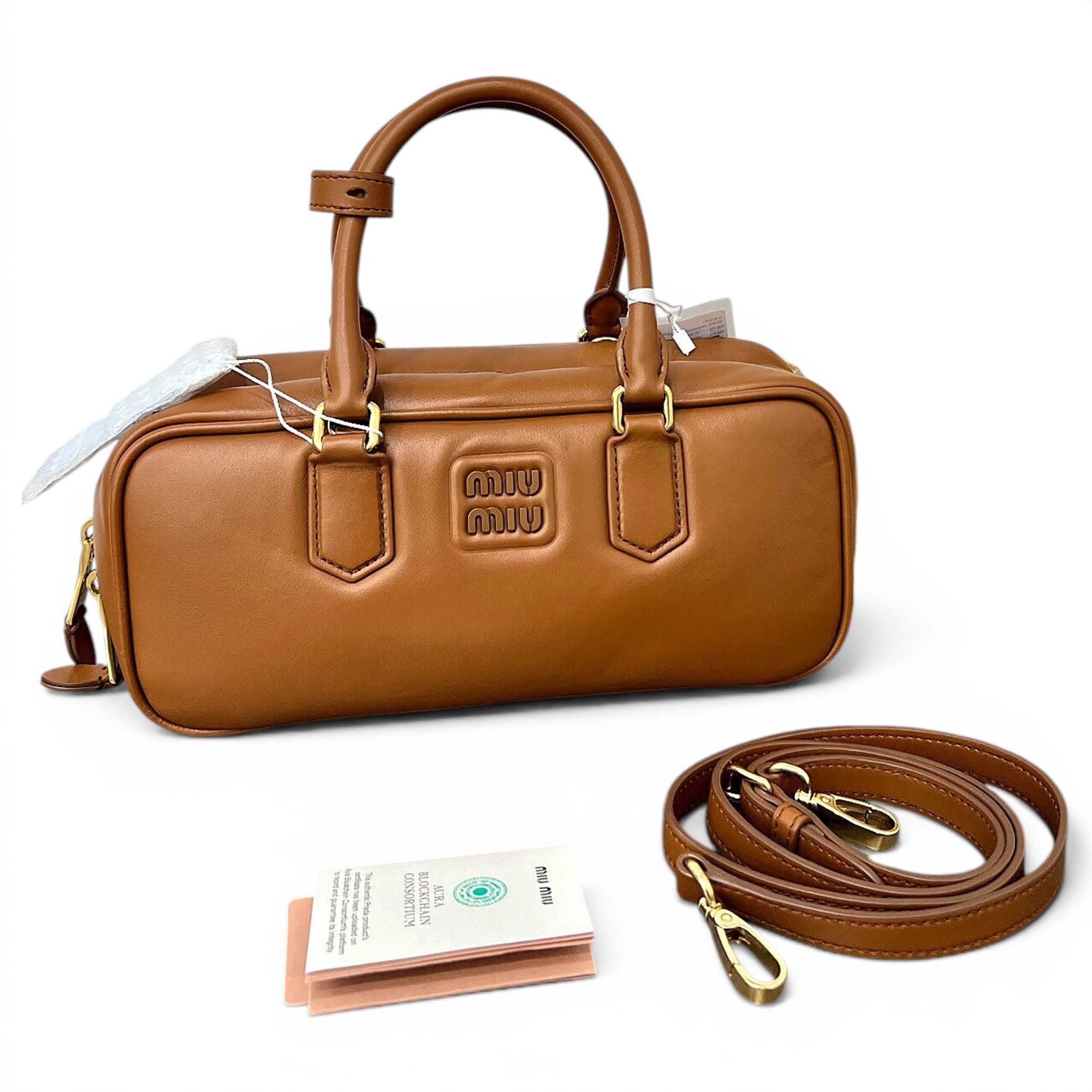 Leather handbag