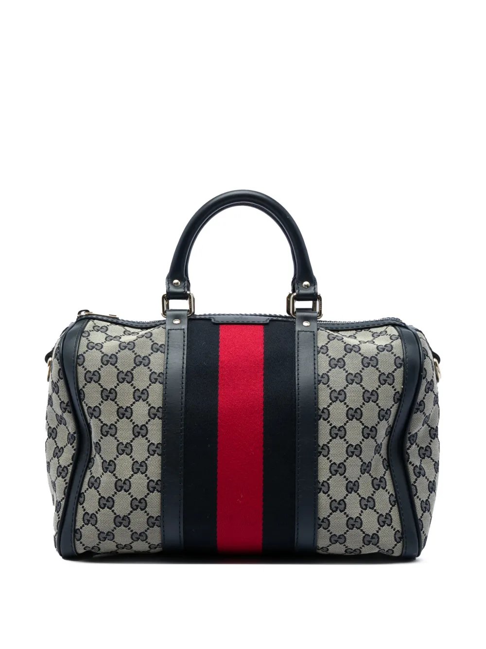 2016-2026 Medium GG Canvas Web Joy Boston Bag satchel