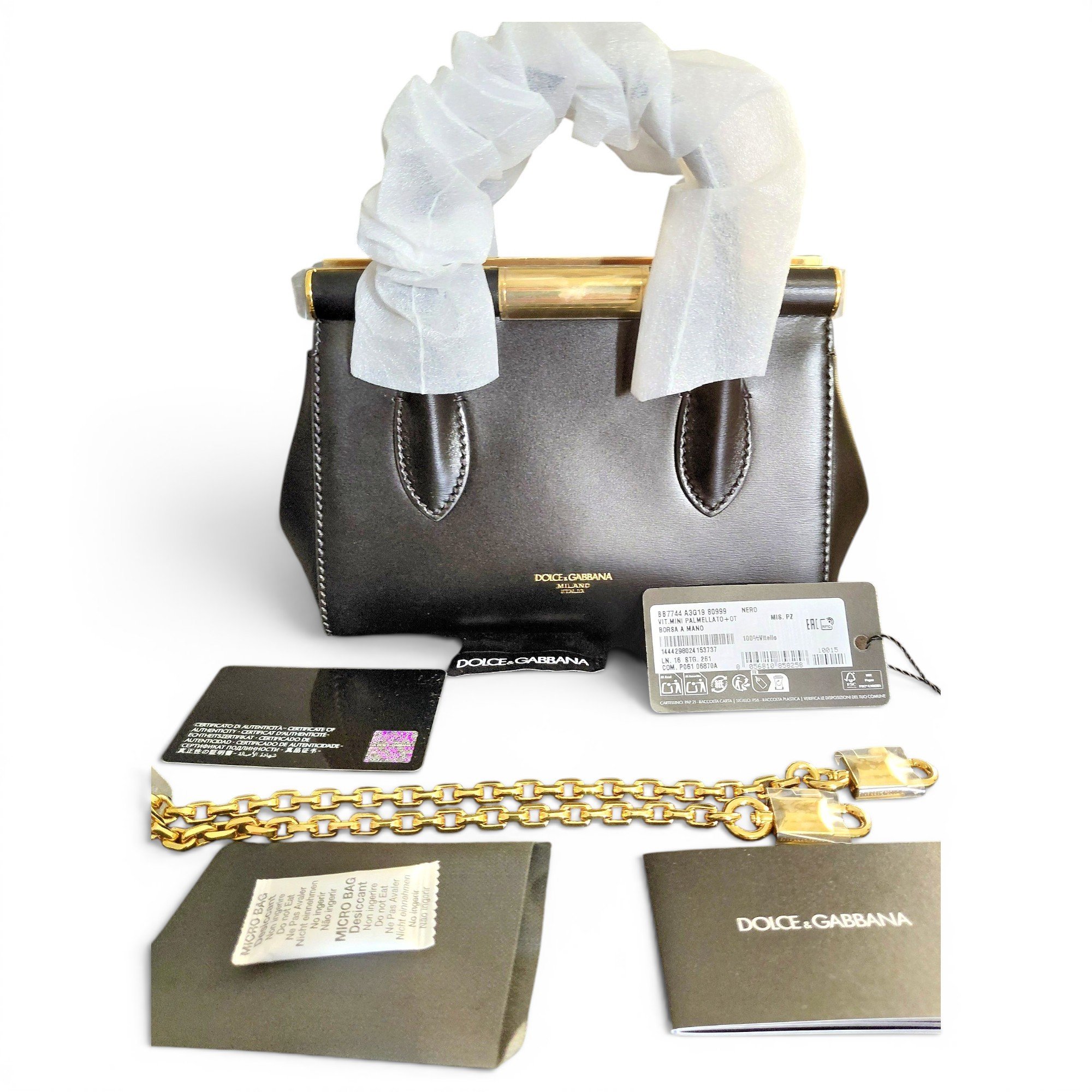 Leather handbag