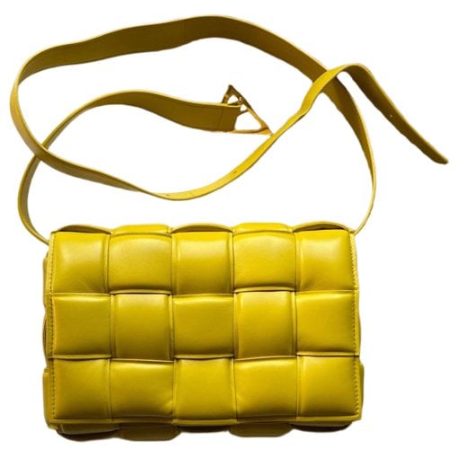 Cassette Padded leather handbag