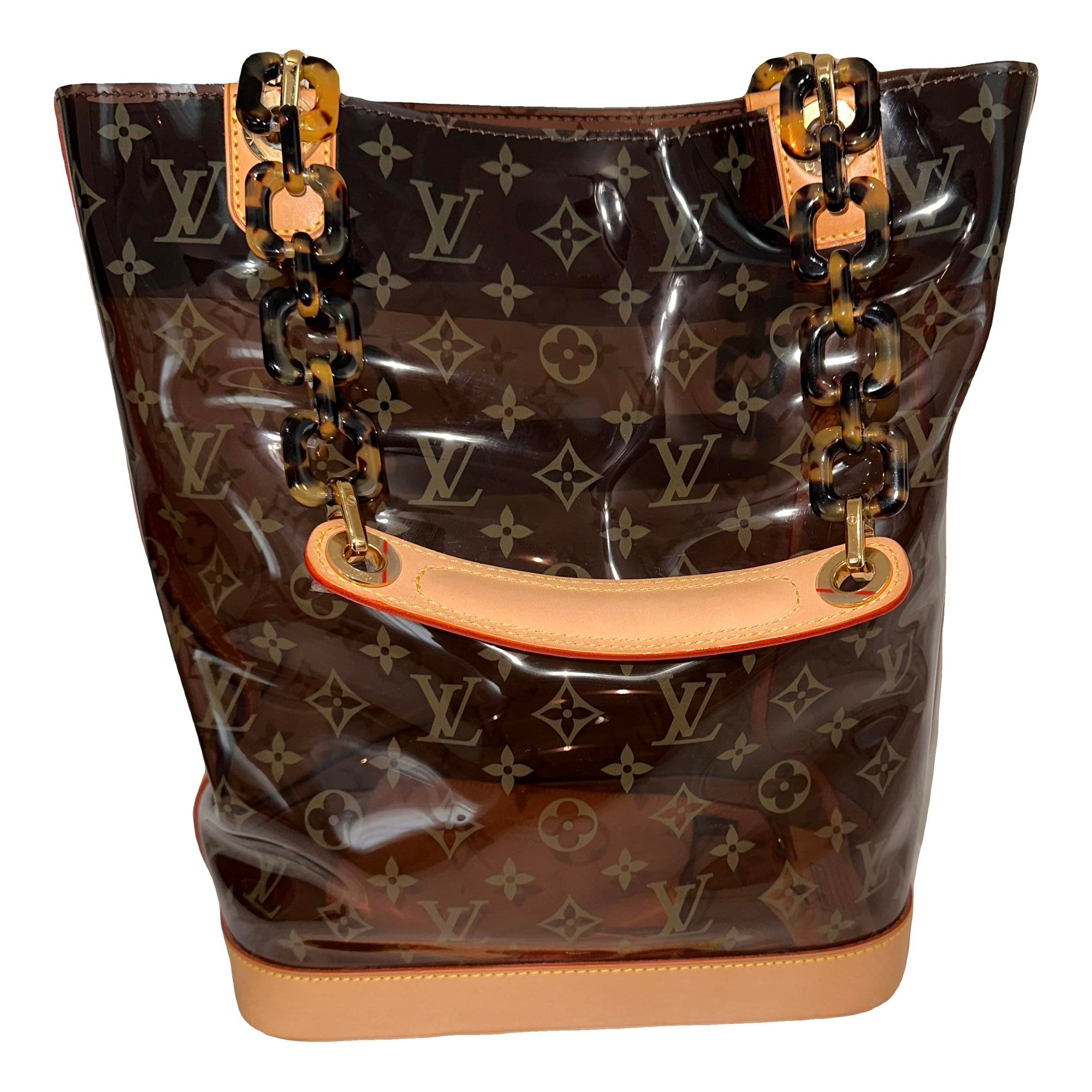 Ambre vinyl handbag