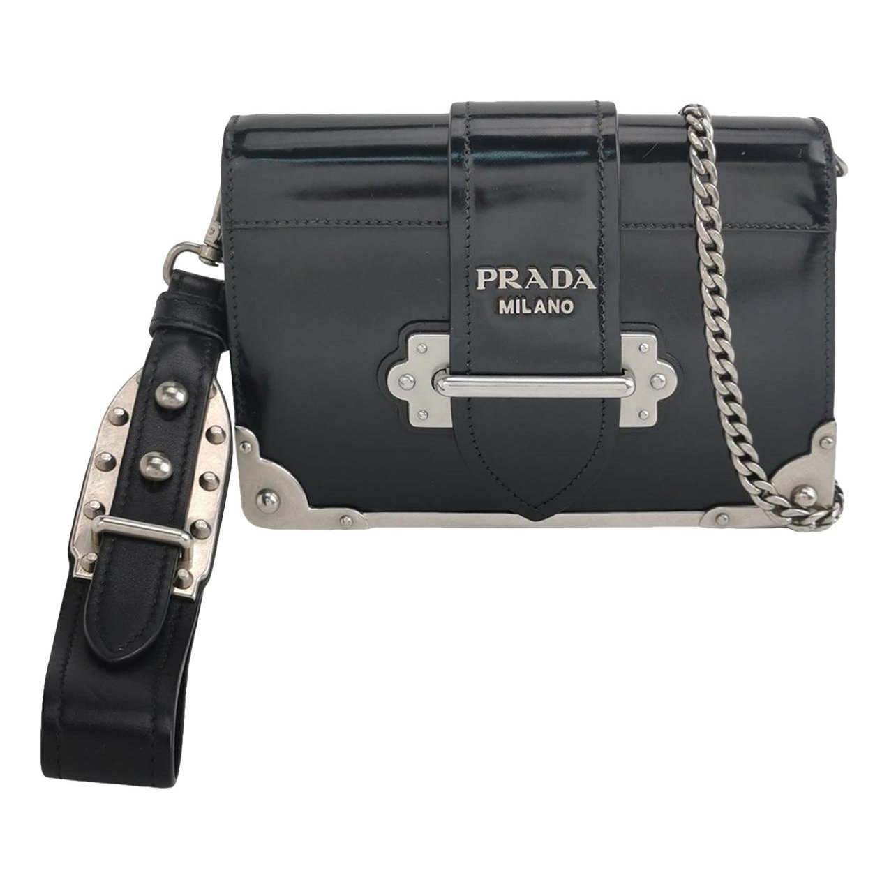 Cahier leather handbag