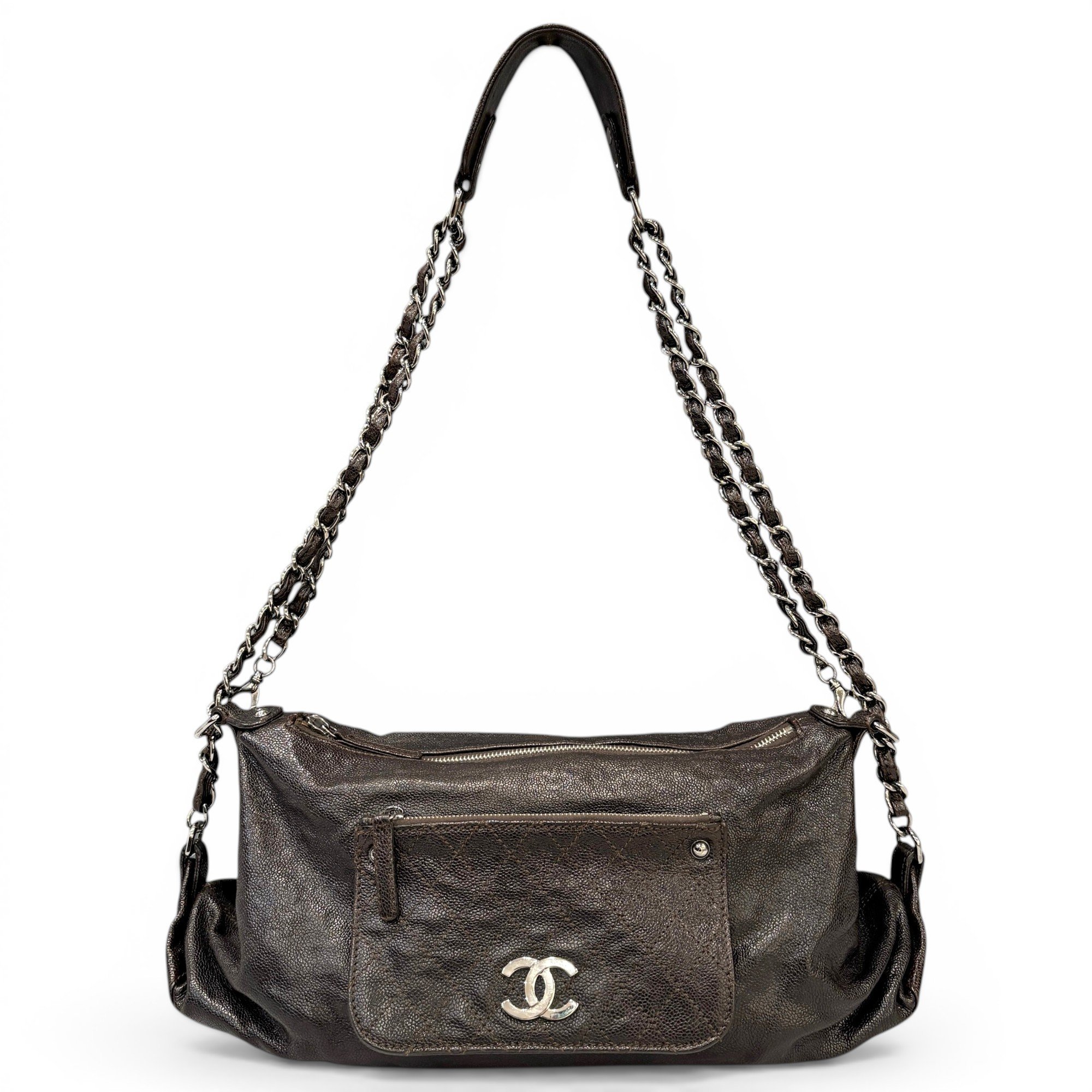 Pony-style calfskin handbag