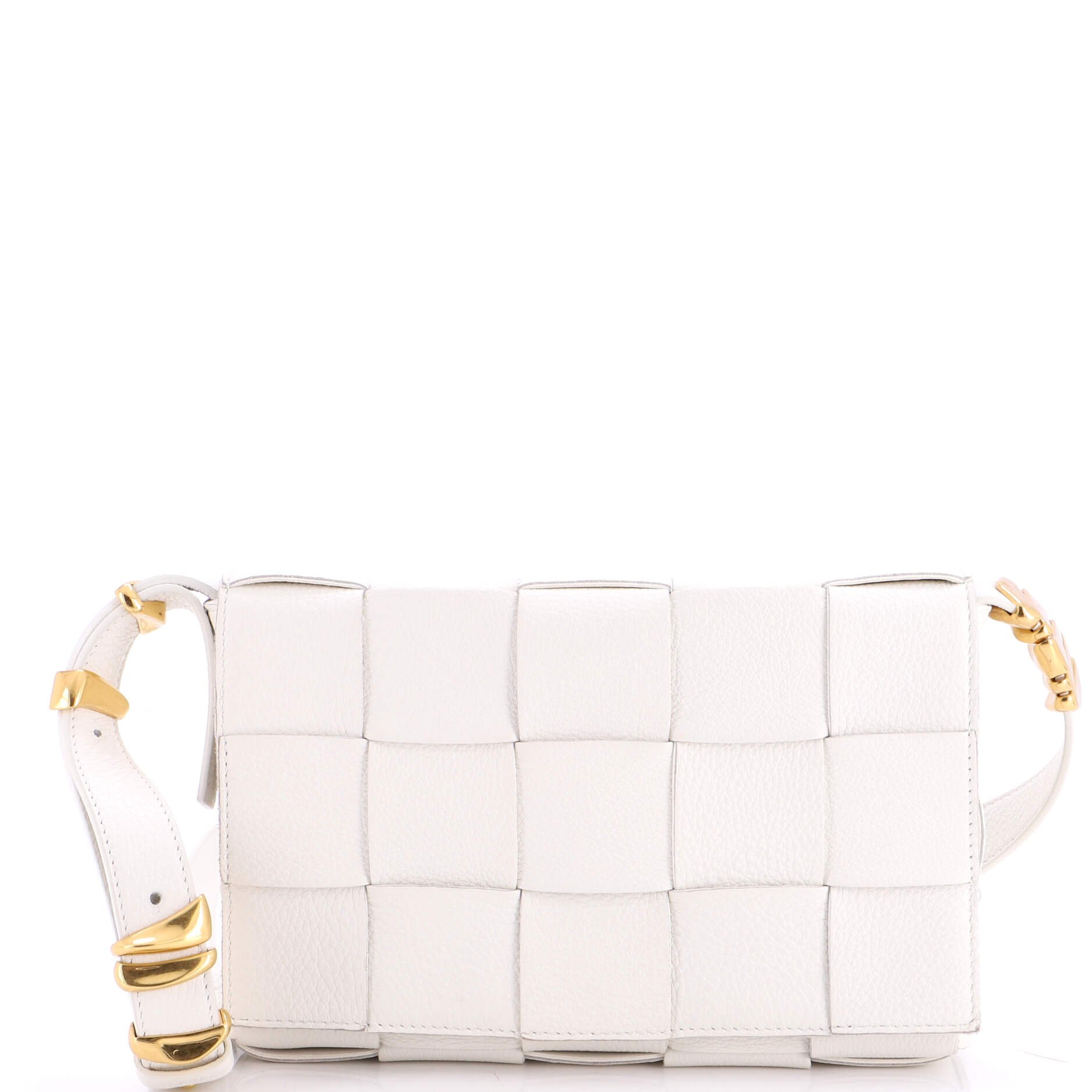 Cassette Crossbody Bag Maxi Intrecciato Grained Leather