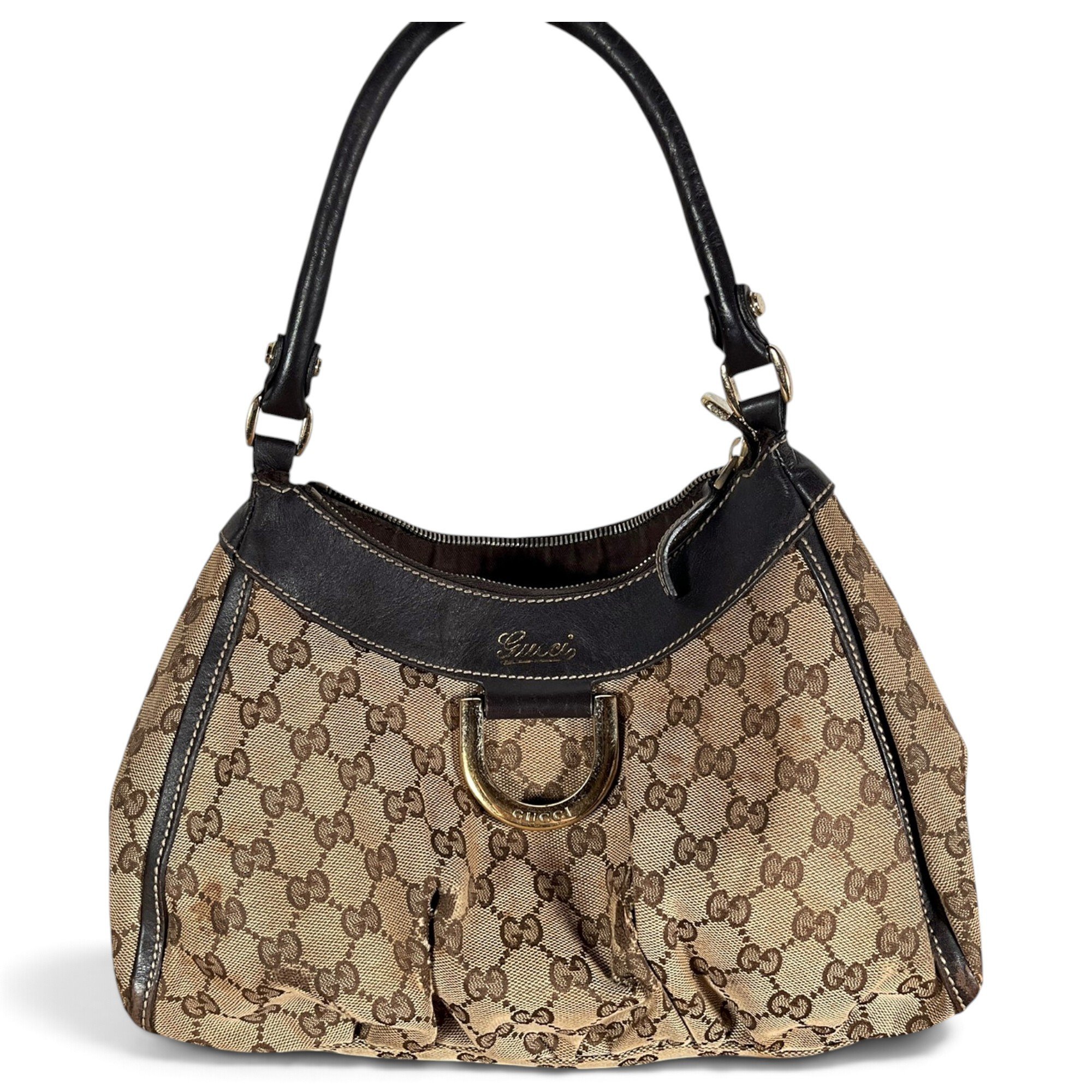 D-Ring leather handbag