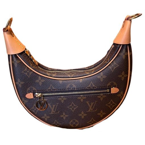 Loop leather handbag