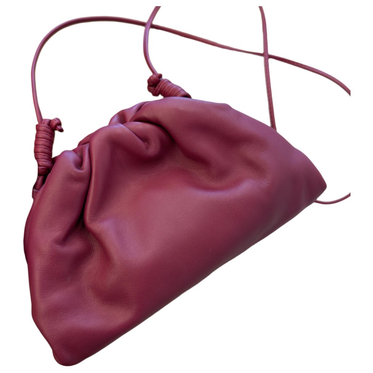 Pouch leather crossbody bag