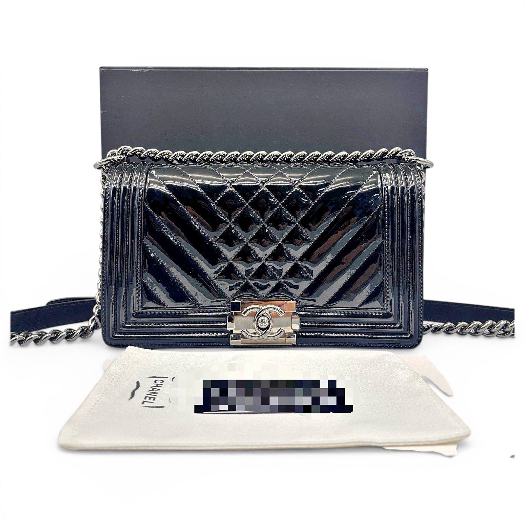 Boy leather crossbody bag