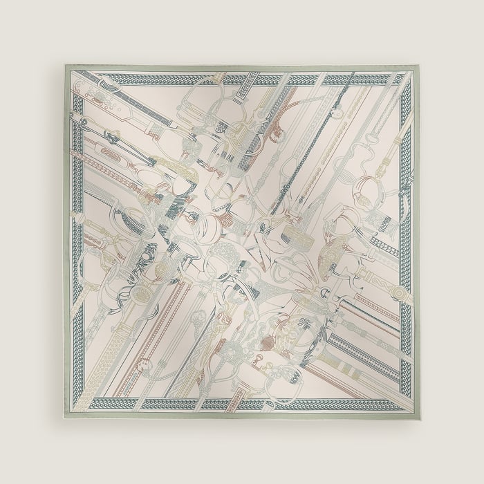 Concours d'Etriers Remix 더블 페이스 스카프 70
