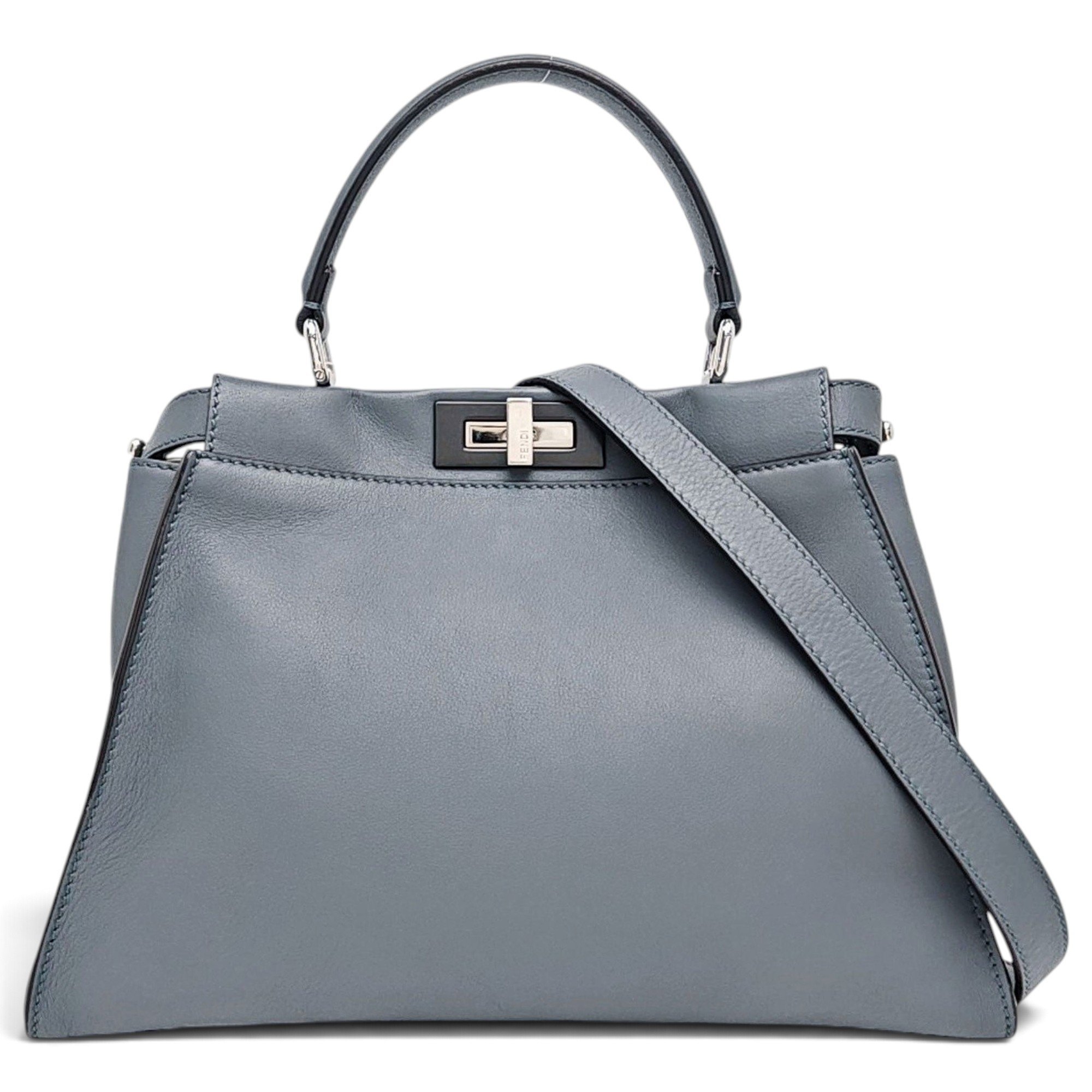 Peekaboo leather handbag