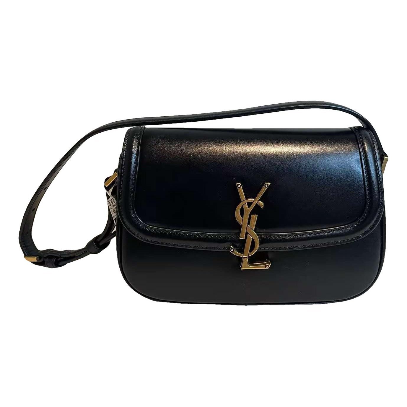 Solférino leather handbag