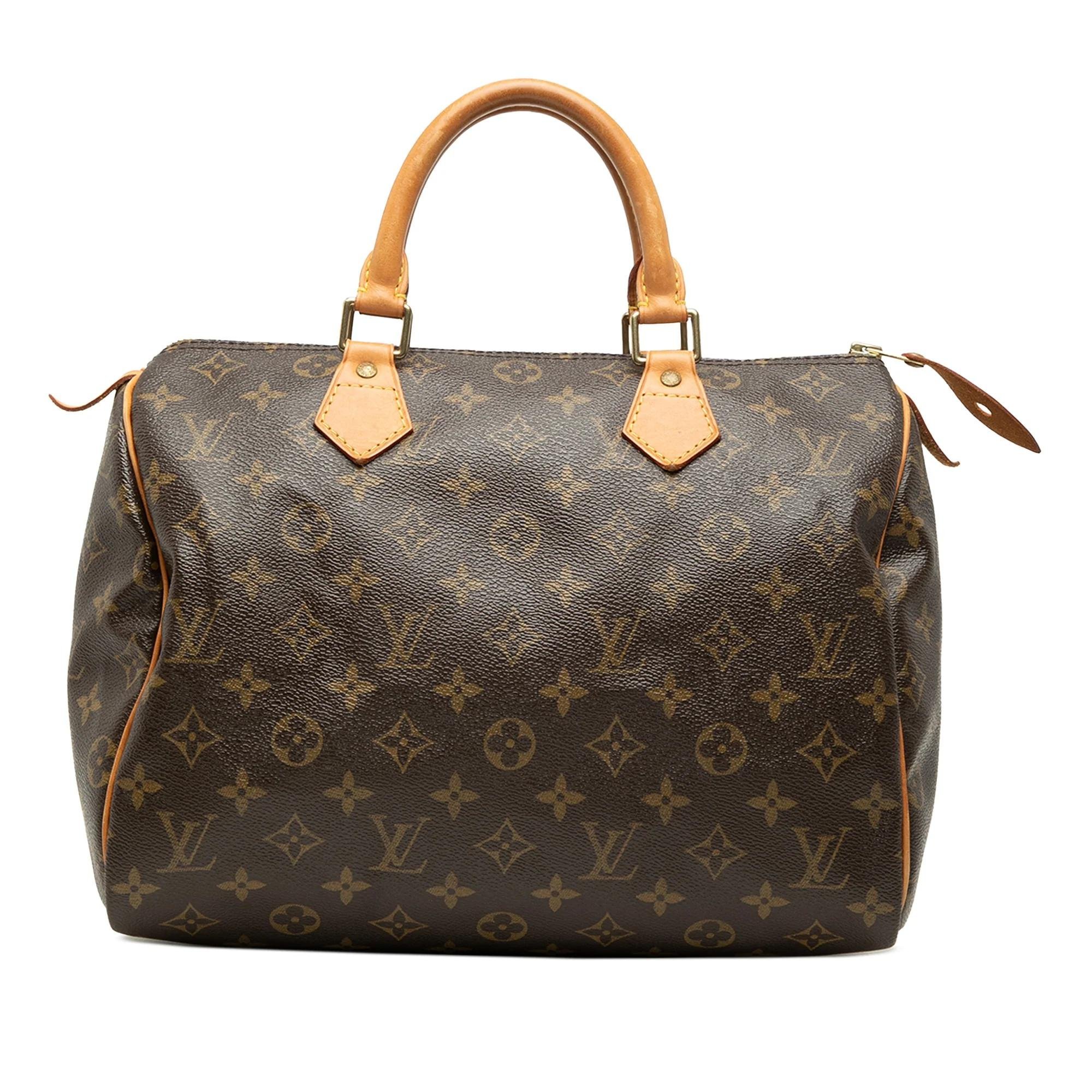 Speedy leather handbag