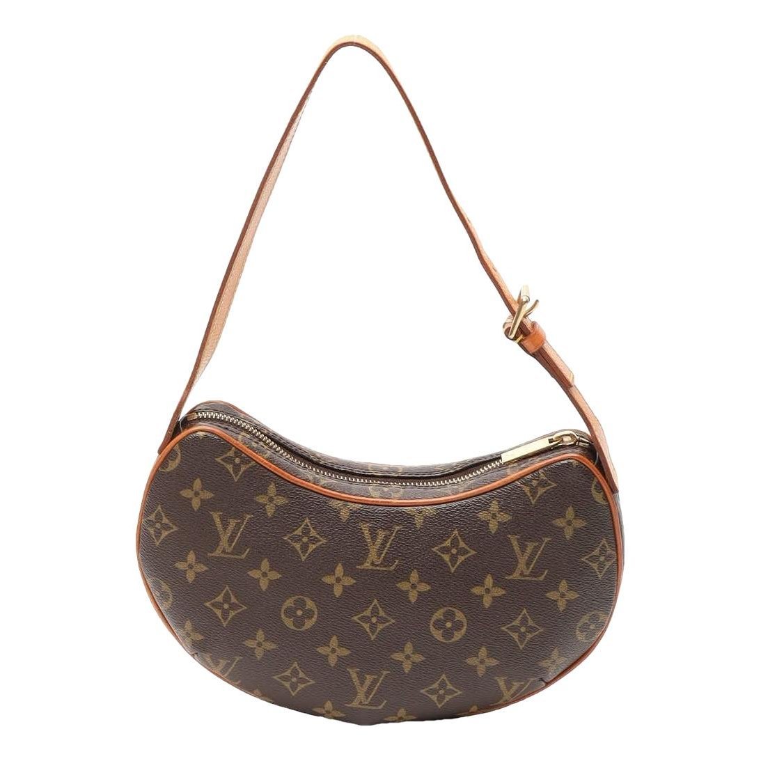 Croissant leather handbag