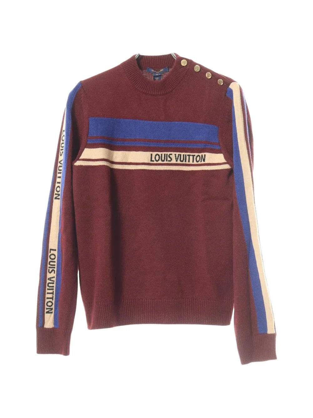 2010s shoulder-button knit sweater