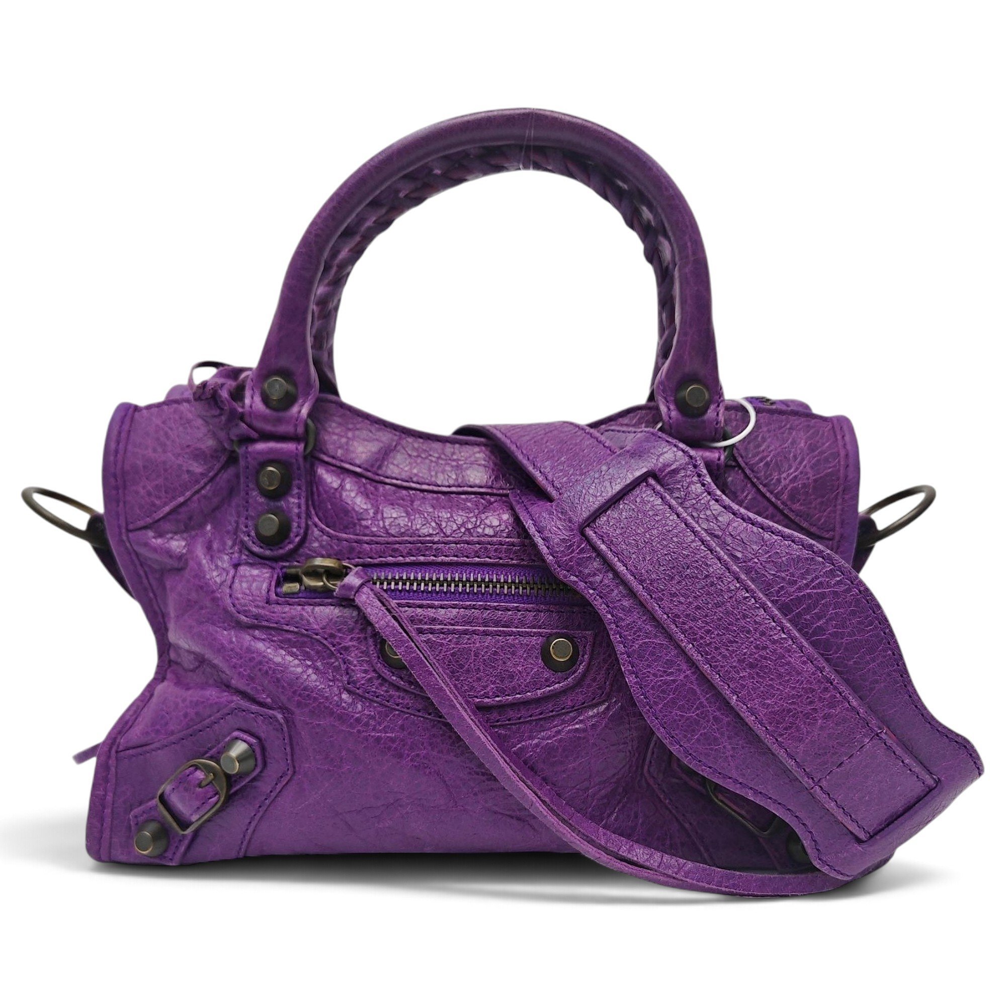 City leather crossbody bag