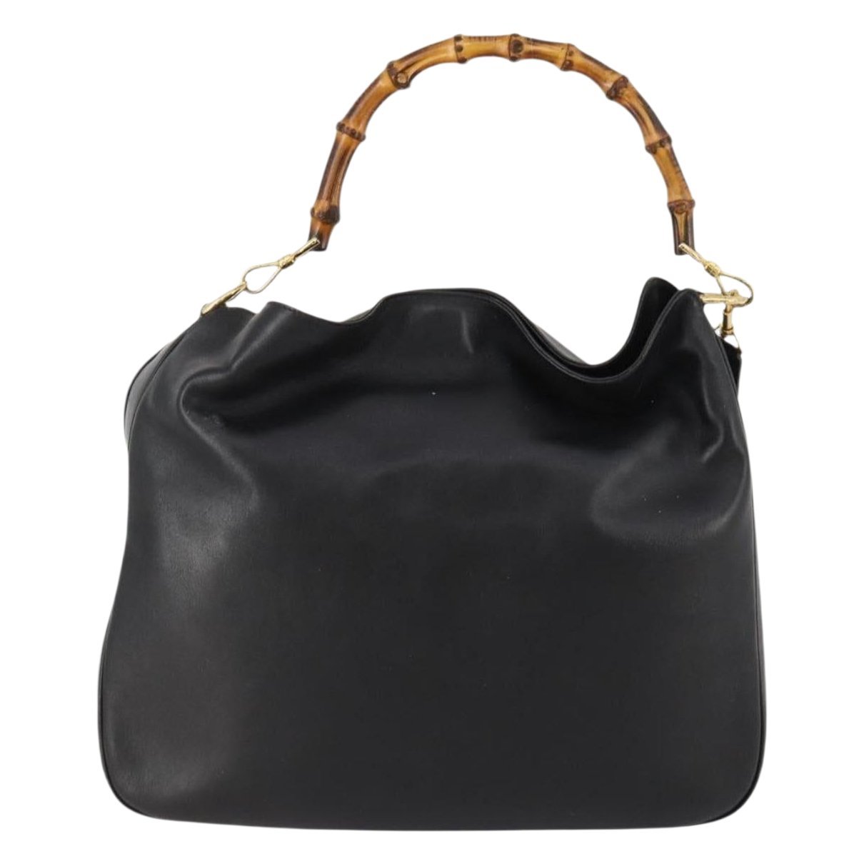 Bamboo leather handbag