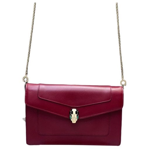 Bvlgari Serpenti leather handbag