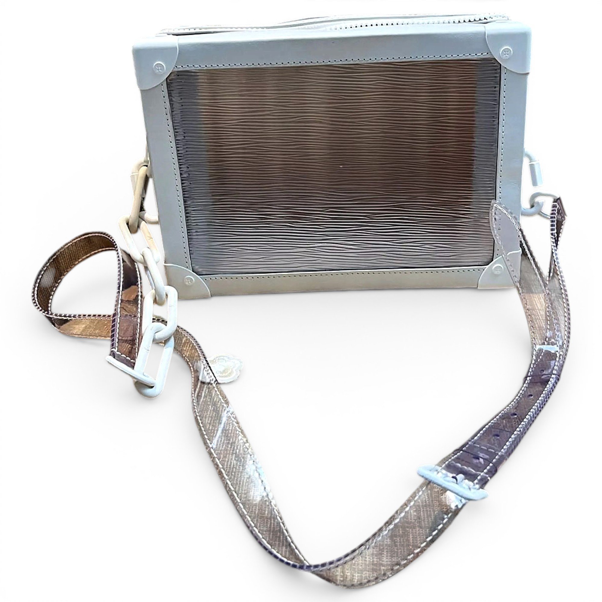 Louis Vuitton Pochette Trunk leather handbag