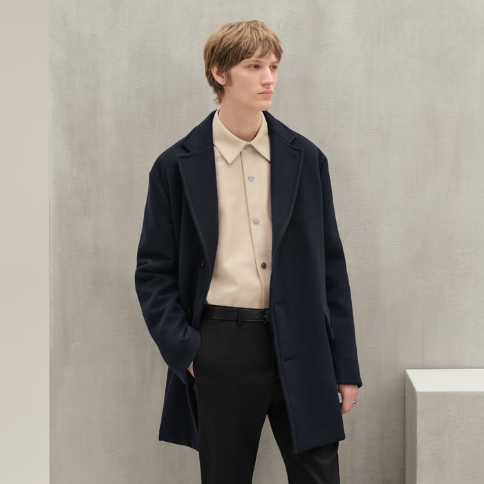 Marine Petit Paul Cashmere Coat