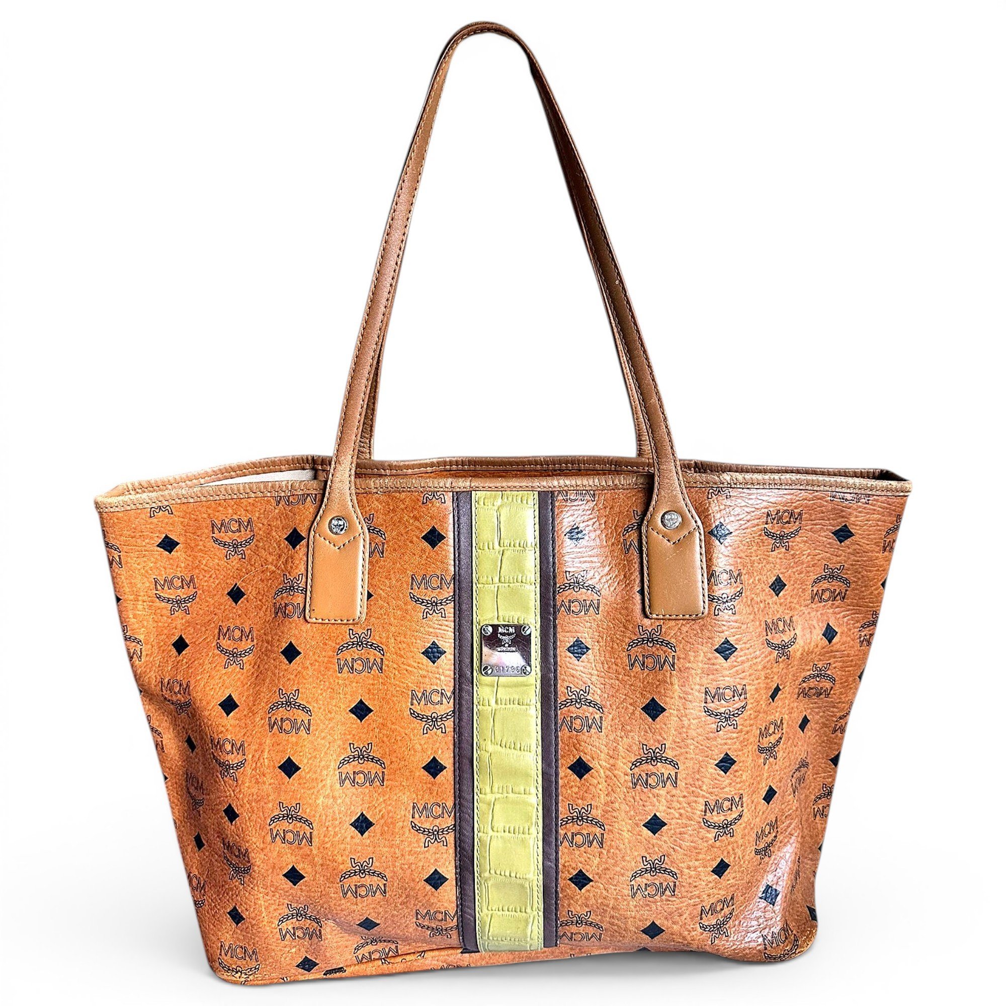 Leather tote