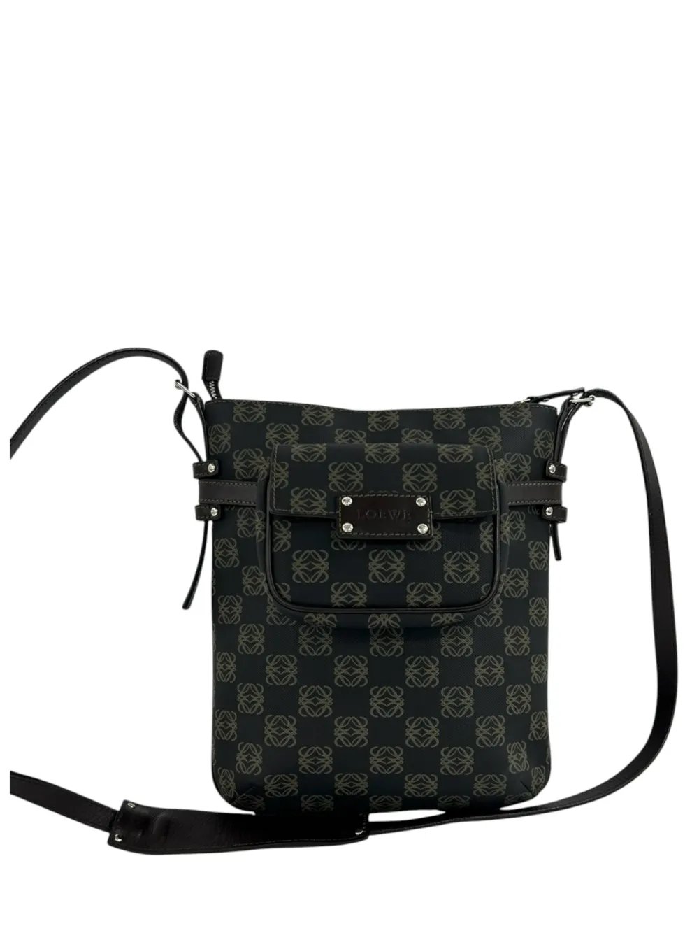 1990-2010 Anagram Coated Canvas crossbody bag