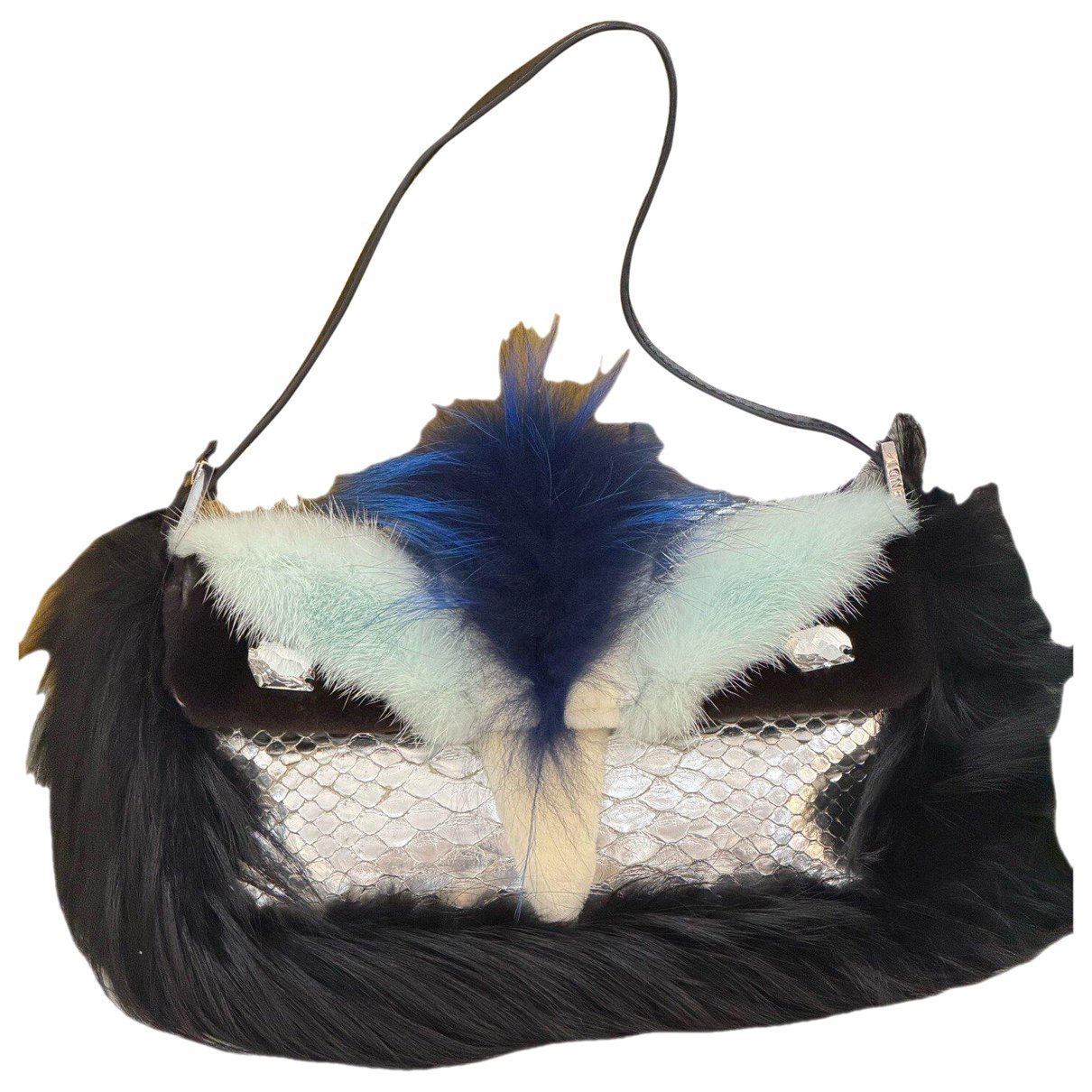 Baguette leather handbag