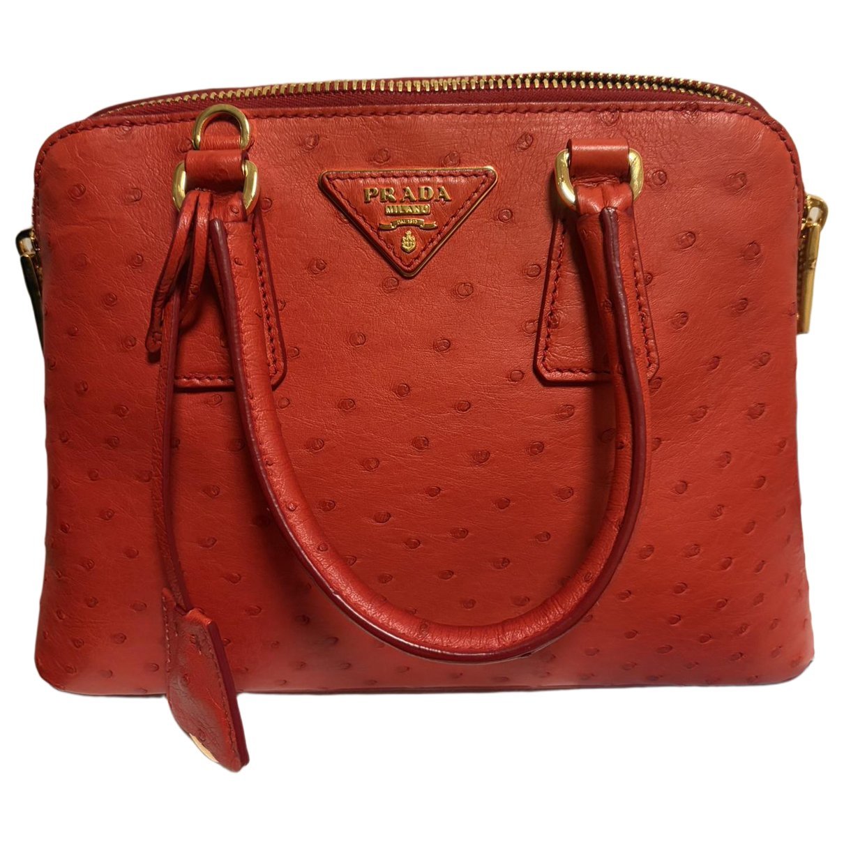 Promenade leather handbag