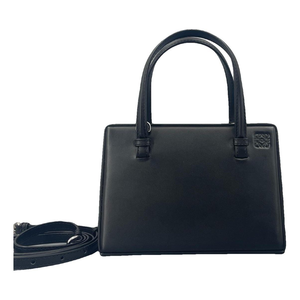 Postal leather handbag