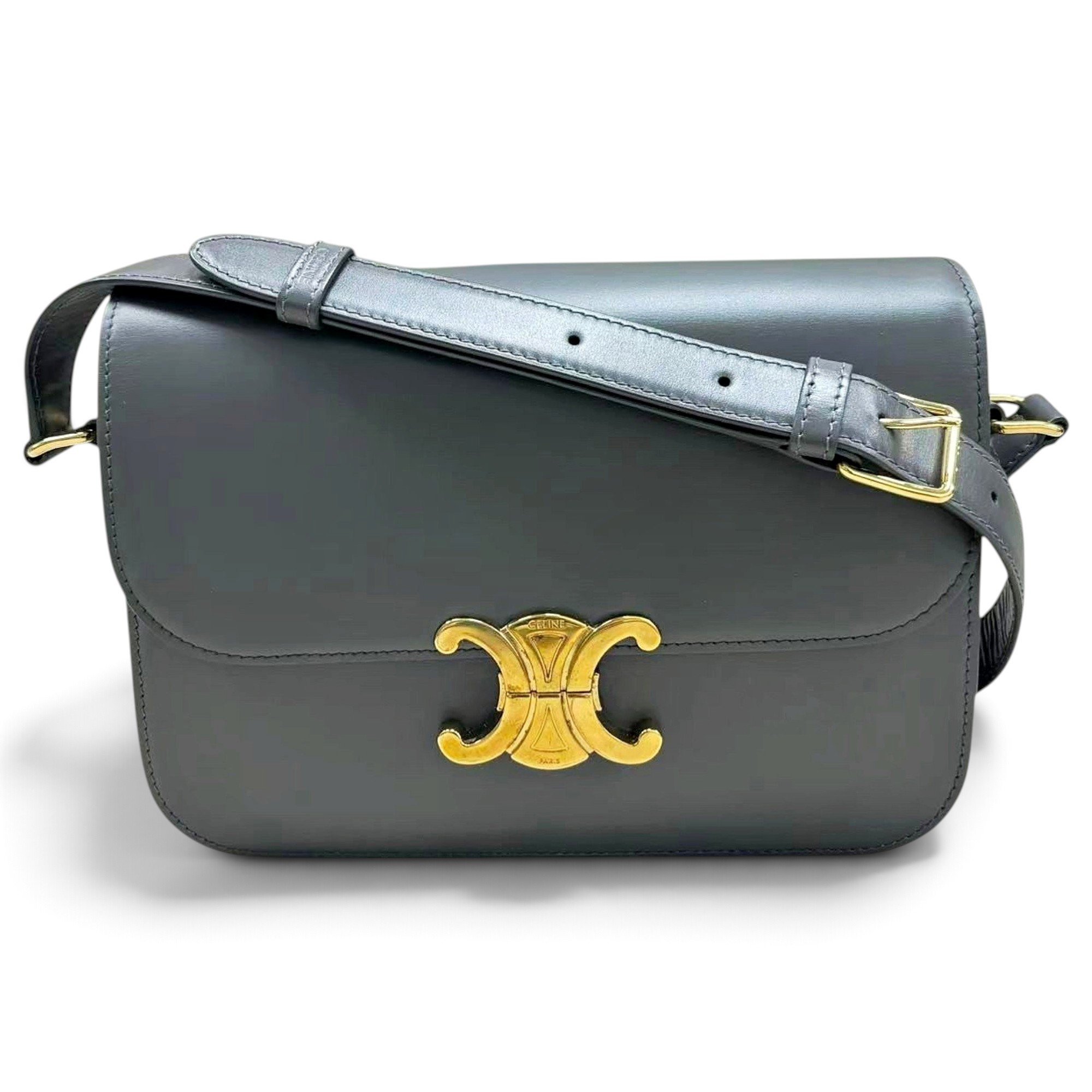 Triomphe leather handbag