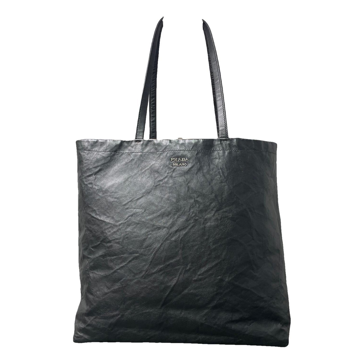 Leather tote