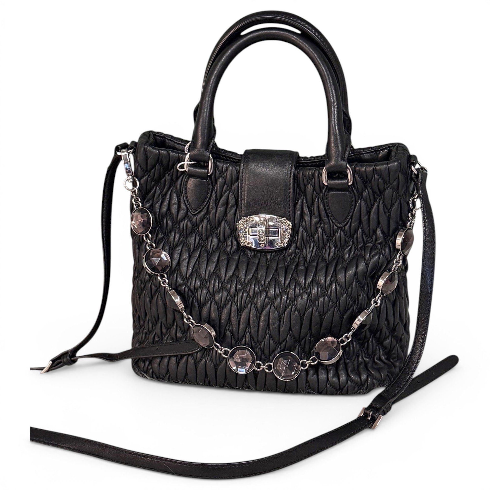 Leather handbag