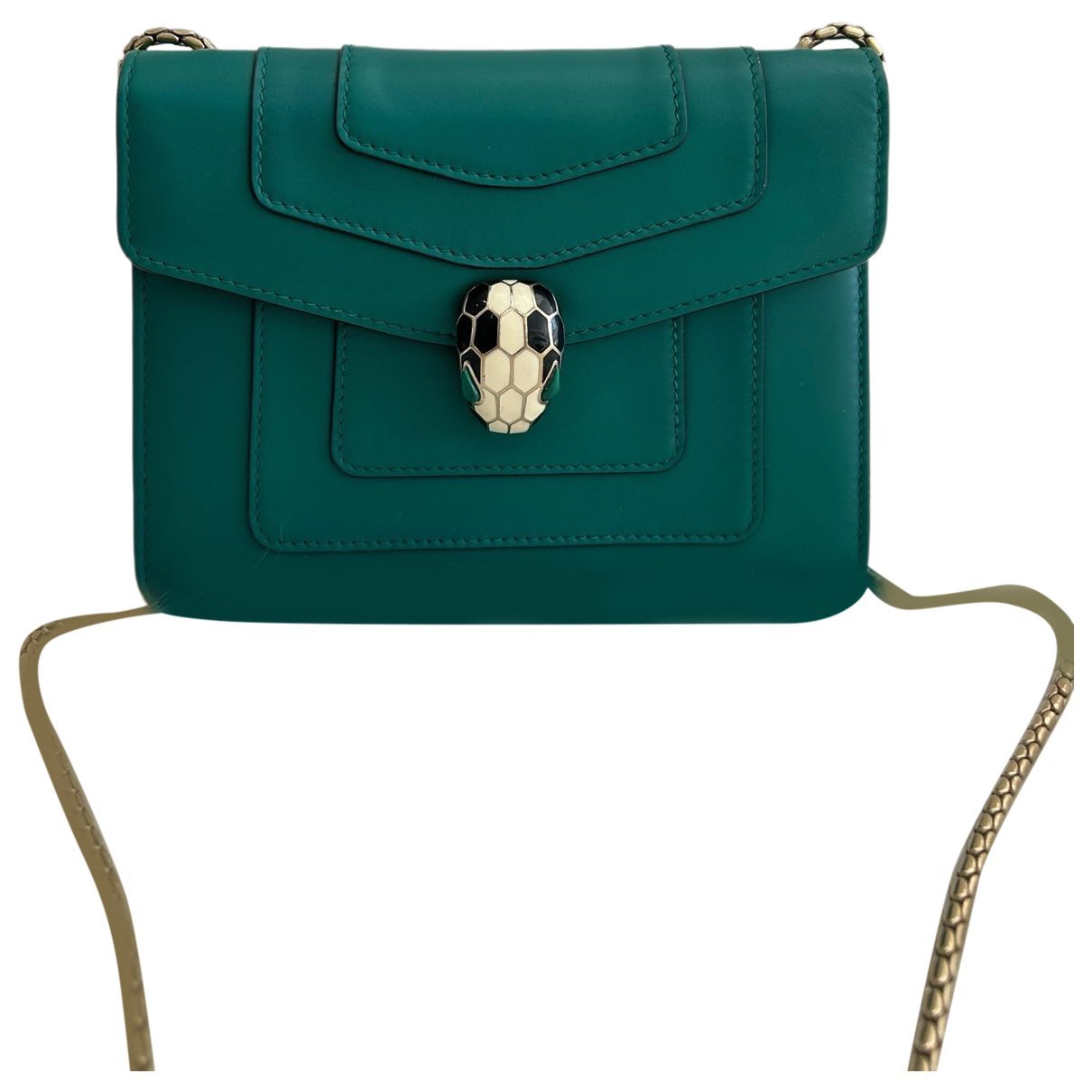 Bvlgari Serpenti leather handbag