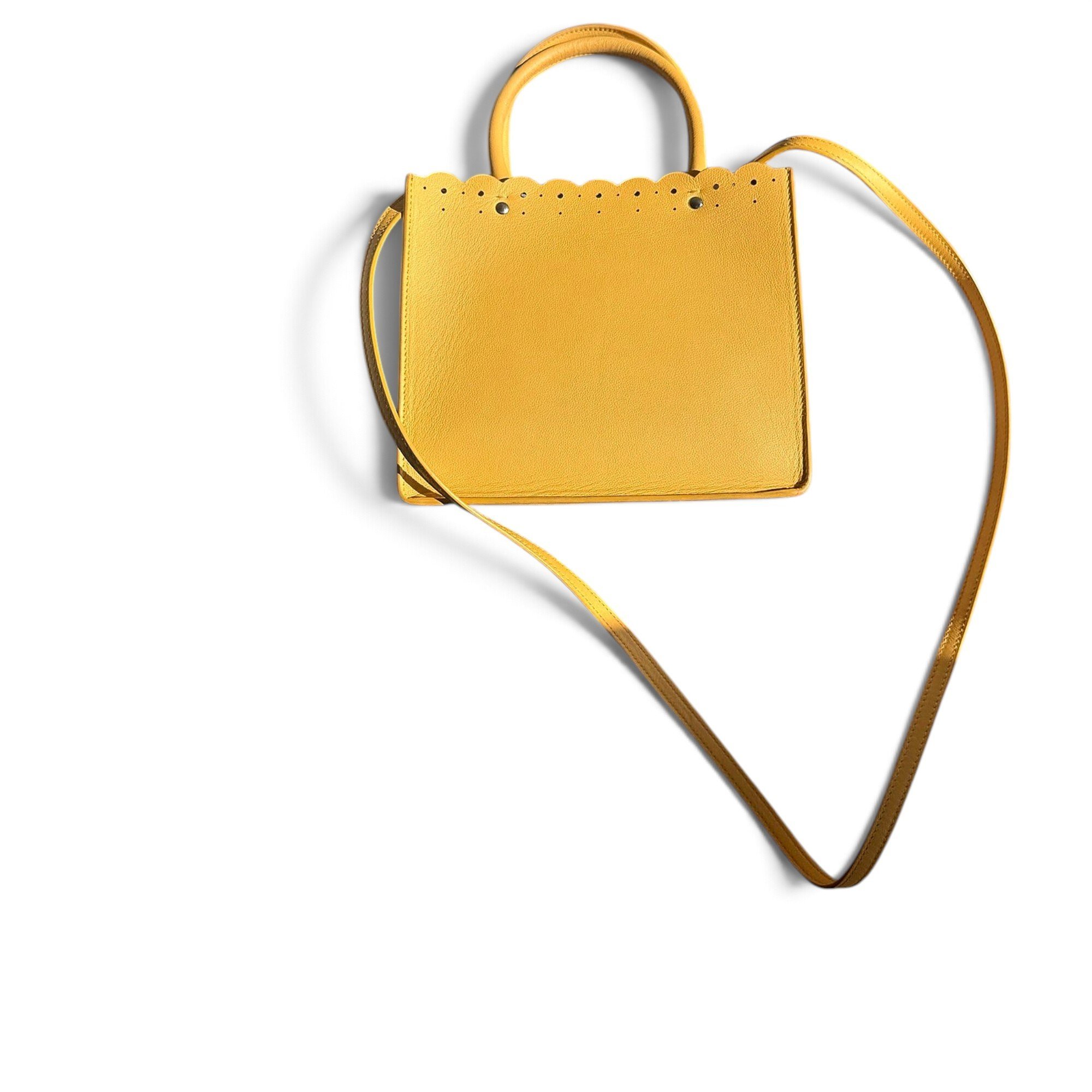 Mina leather handbag