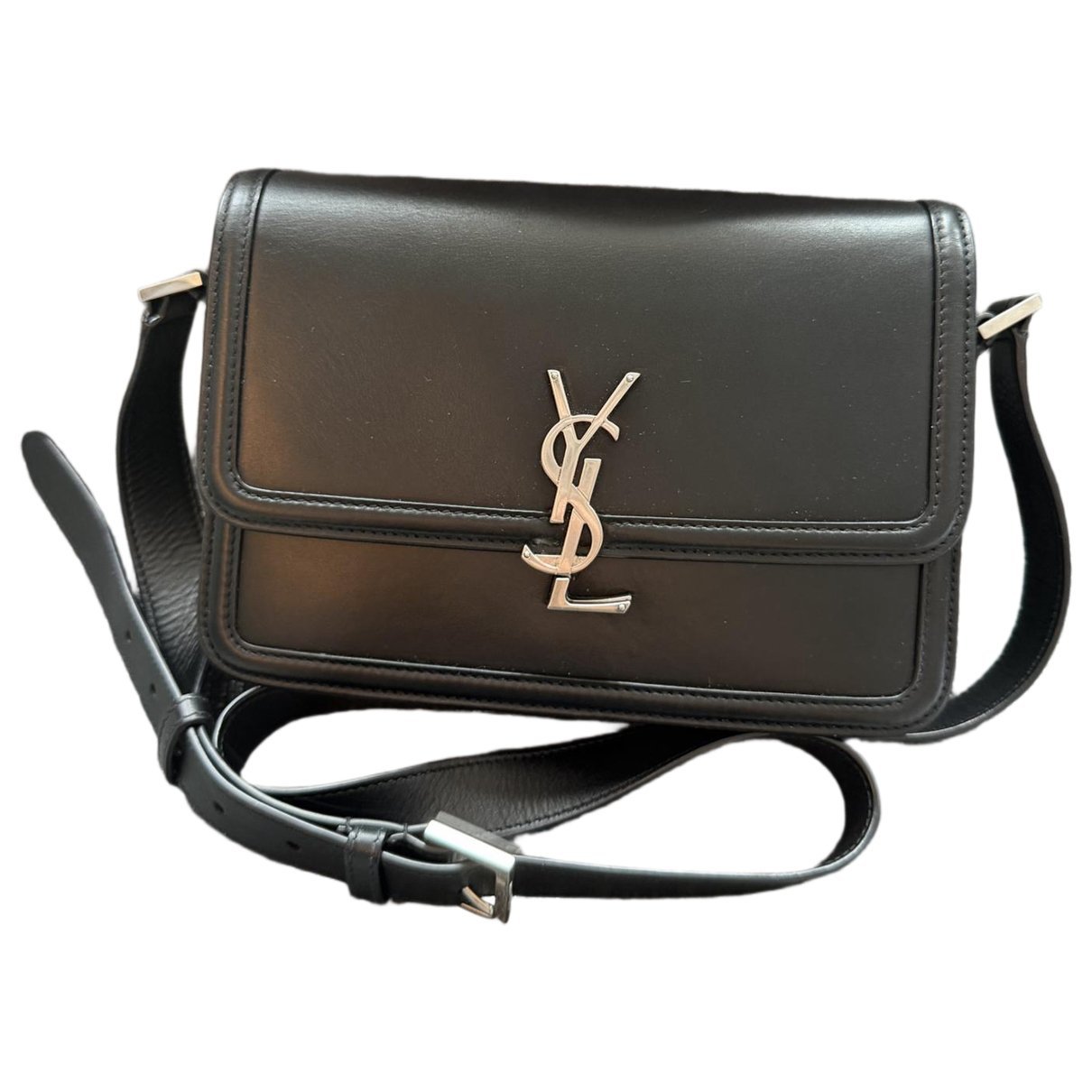 Solférino leather handbag