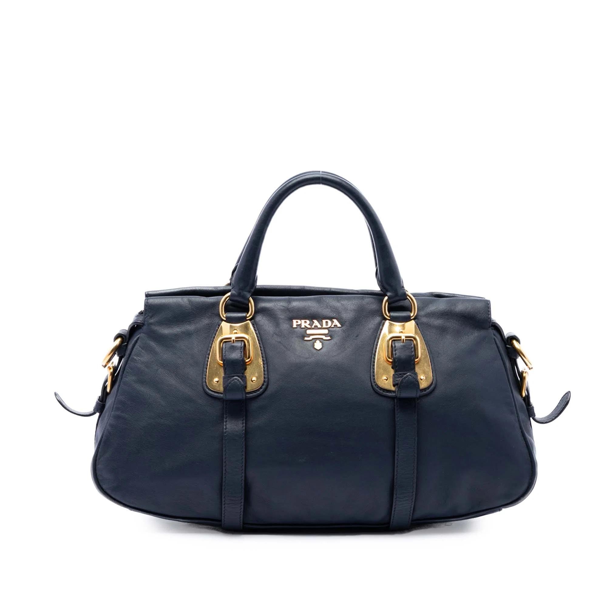 Soft leather satchel