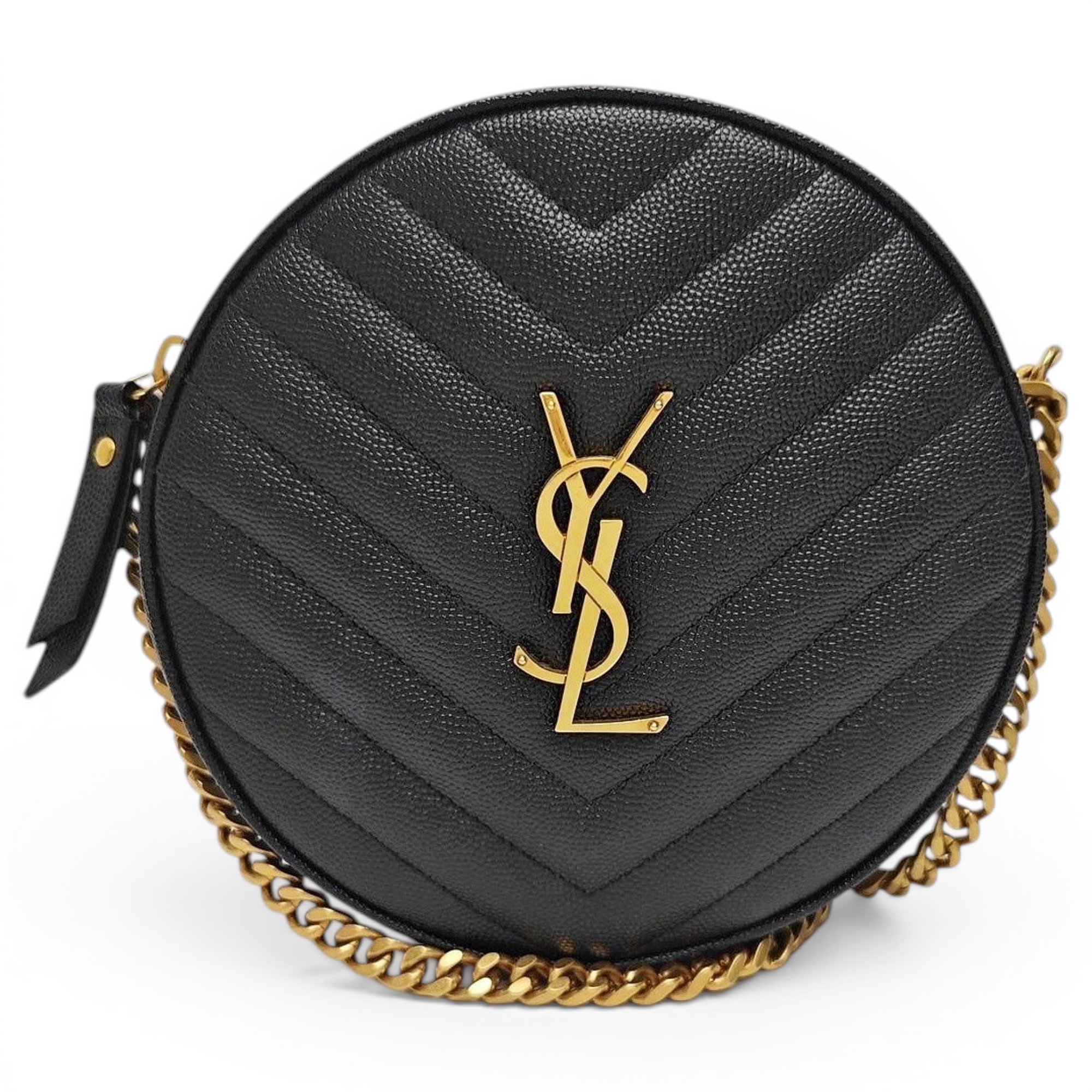 Vinyle leather handbag